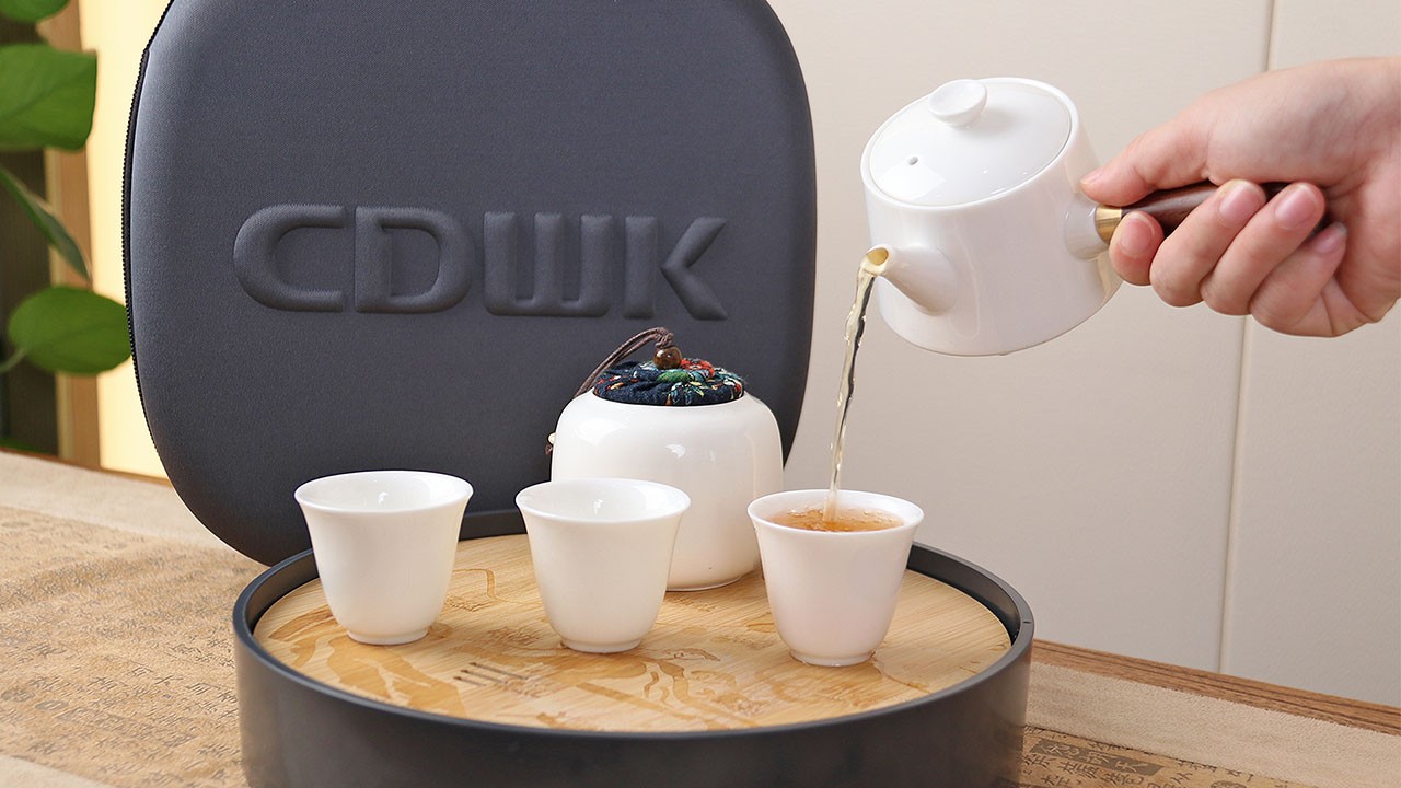 新品上市 | CDWK創(chuàng)點 天行健便攜式茶具套裝，即提即走的茶道儀式感！